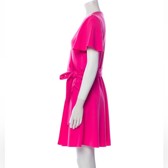RED Valentino Pink Tie Waist Dress - Picture 3 of 11
